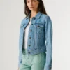 Slim-Fit-Jeansjacke