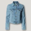 Slim-Fit-Jeansjacke