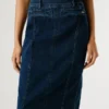 Slim-Fit-Jeansrock in Midi-Länge Slim-Fit-Jeansrock in Midi-Länge