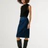 Slim-Fit-Jeansrock in Midi-Länge Slim-Fit-Jeansrock in Midi-Länge