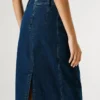 Slim-Fit-Jeansrock in Midi-Länge Slim-Fit-Jeansrock in Midi-Länge