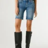 Slim-Fit-Jeansshorts