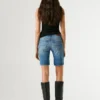 Slim-Fit-Jeansshorts