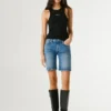 Slim-Fit-Jeansshorts