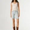 Slim-Fit-Jeansshorts