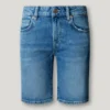 Slim-Fit-Jeansshorts