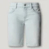 Slim-Fit-Jeansshorts