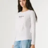 Slim-Fit-Langarm-T-Shirt