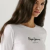 Slim-Fit-Langarm-T-Shirt