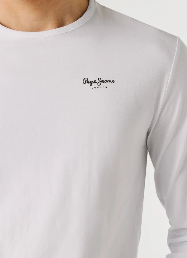Slim-Fit-Langarm-T-Shirt Slim-Fit-Langarm-T-Shirt