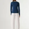 Slim-Fit-Langarm-T-Shirt