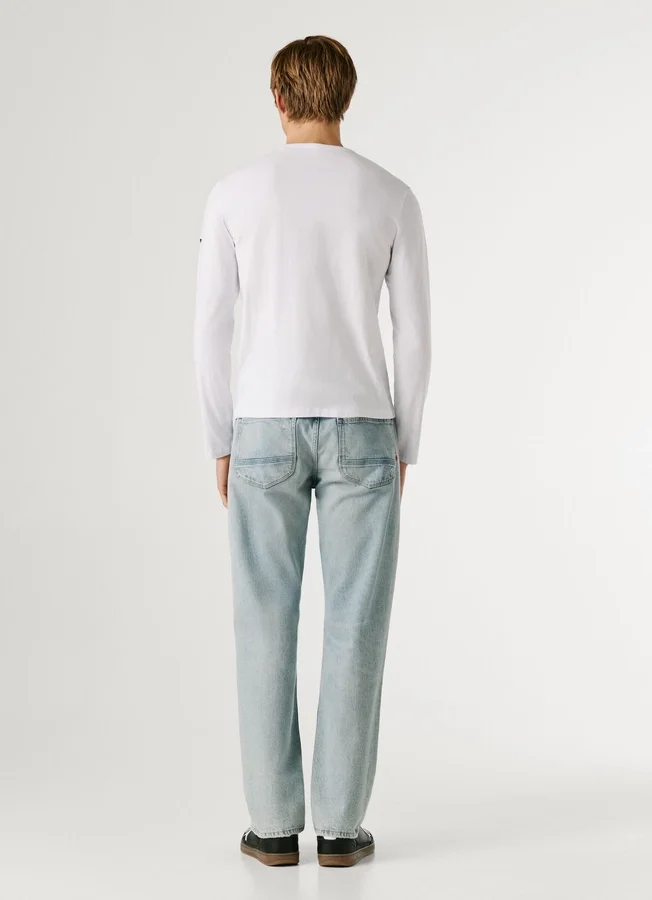 Slim-Fit-Langarm-T-Shirt Slim-Fit-Langarm-T-Shirt