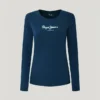 Slim-Fit-Langarm-T-Shirt