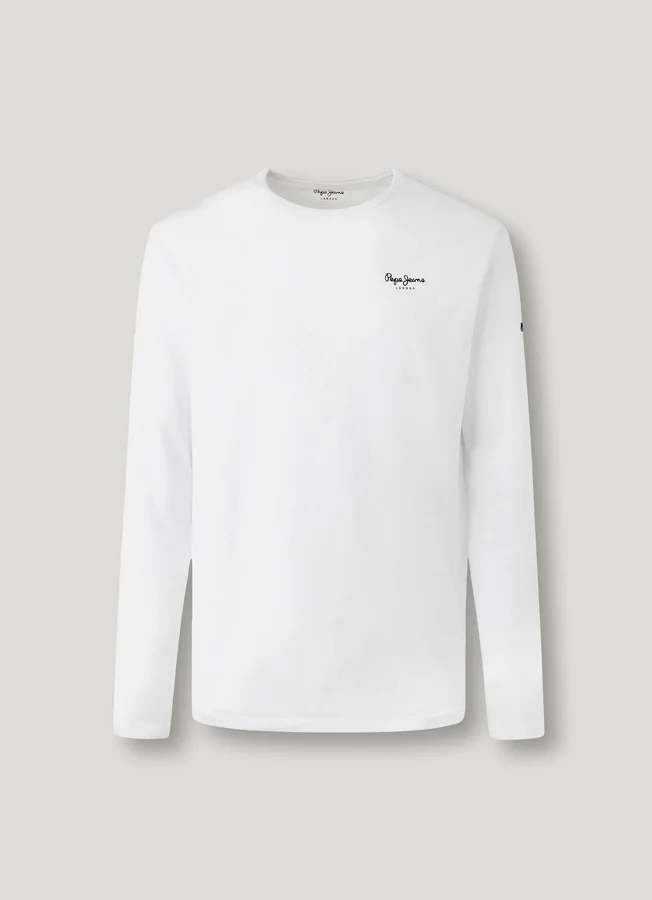 Slim-Fit-Langarm-T-Shirt Slim-Fit-Langarm-T-Shirt