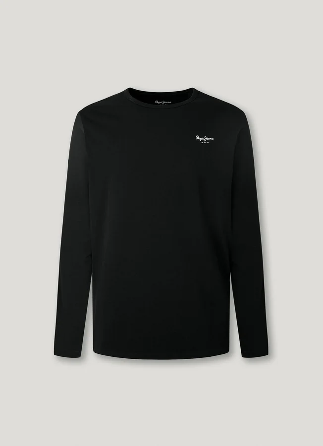Slim-Fit-Langarm-T-Shirt Slim-Fit-Langarm-T-Shirt