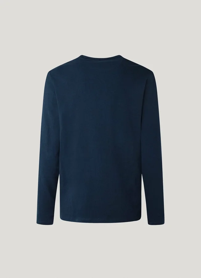 Slim-Fit-Langarm-T-Shirt Slim-Fit-Langarm-T-Shirt