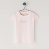Slim Fit T-Shirt mit Glitzer-Logo