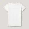 Slim Fit T-Shirt mit Glitzer-Logo