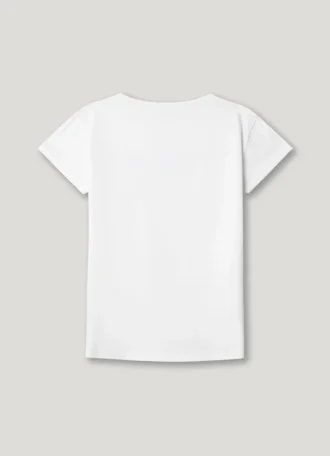 Slim Fit T-Shirt mit Glitzer-Logo