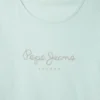 Slim Fit T-Shirt mit Glitzer-Logo