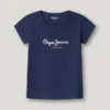 Slim Fit T-Shirt mit Glitzer-Logo