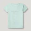 Slim Fit T-Shirt mit Glitzer-Logo