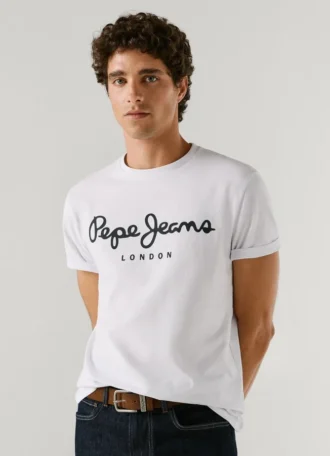 Slim Fit T-Shirt mit Logo-Print