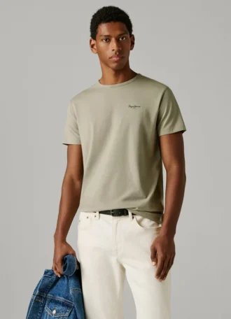 Slim Fit T-Shirt mit Logo-Print