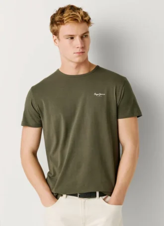 Slim Fit T-Shirt mit Logo-Print