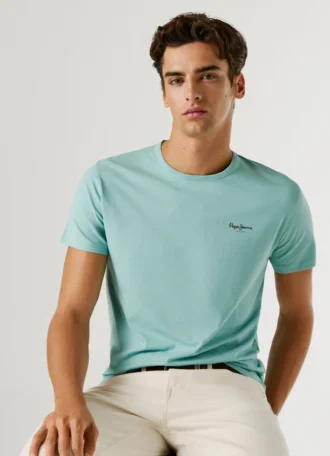 Slim Fit T-Shirt mit Logo-Print
