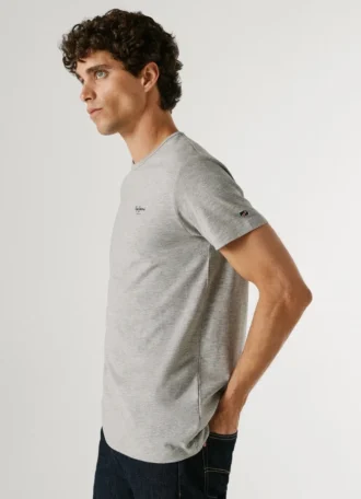 Slim Fit T-Shirt mit Logo-Print