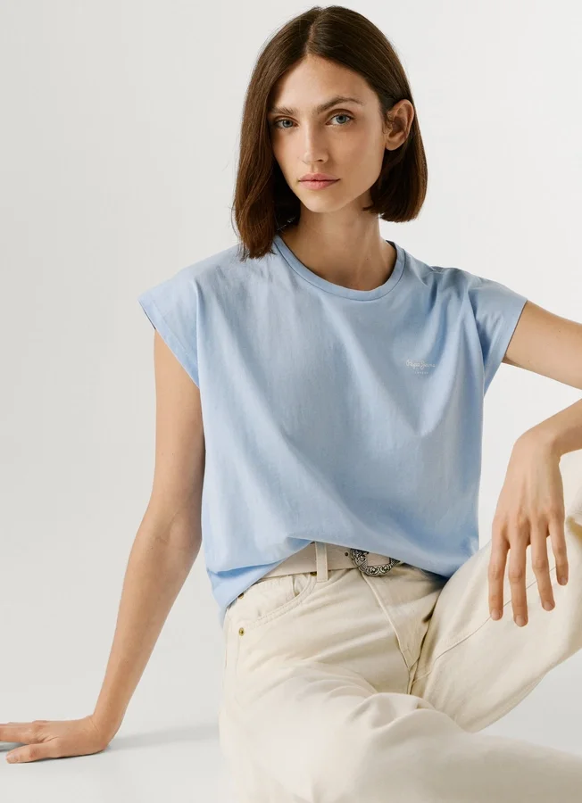 Slim Fit T-Shirt mit Logo-Print Slim Fit T-Shirt mit Logo-Print