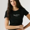 Slim Fit T-Shirt mit Logo-Print Slim Fit T-Shirt mit Logo-Print
