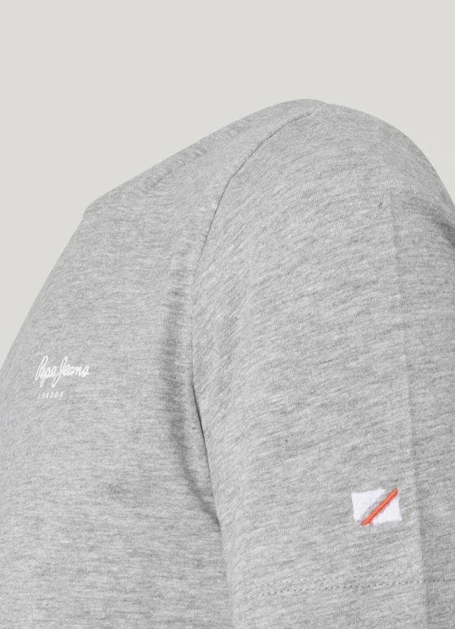 Slim Fit T-Shirt mit Logo-Print Slim Fit T-Shirt mit Logo-Print