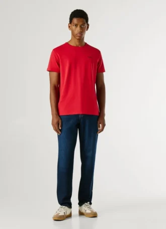 Slim Fit T-Shirt mit Logo-Print