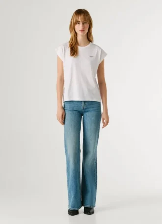 Slim Fit T-Shirt mit Logo-Print