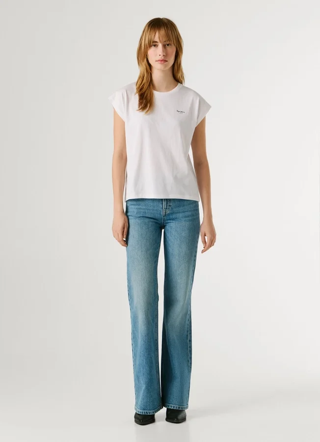Slim Fit T-Shirt mit Logo-Print Slim Fit T-Shirt mit Logo-Print