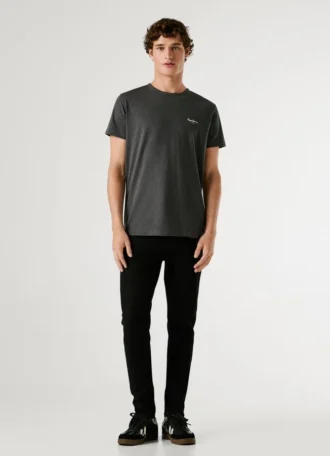 Slim Fit T-Shirt mit Logo-Print