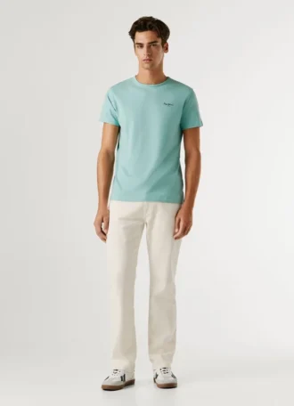 Slim Fit T-Shirt mit Logo-Print