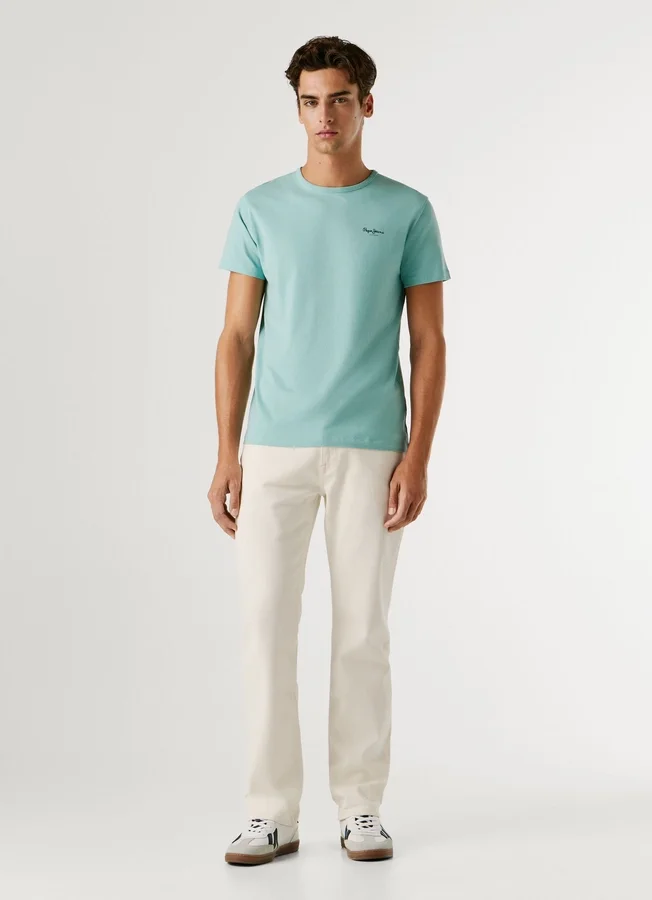 Slim Fit T-Shirt mit Logo-Print Slim Fit T-Shirt mit Logo-Print