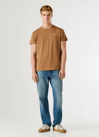 Slim Fit T-Shirt mit Logo-Print