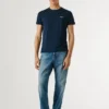 Slim Fit T-Shirt mit Logo-Print Slim Fit T-Shirt mit Logo-Print