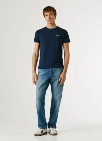 Slim Fit T-Shirt mit Logo-Print