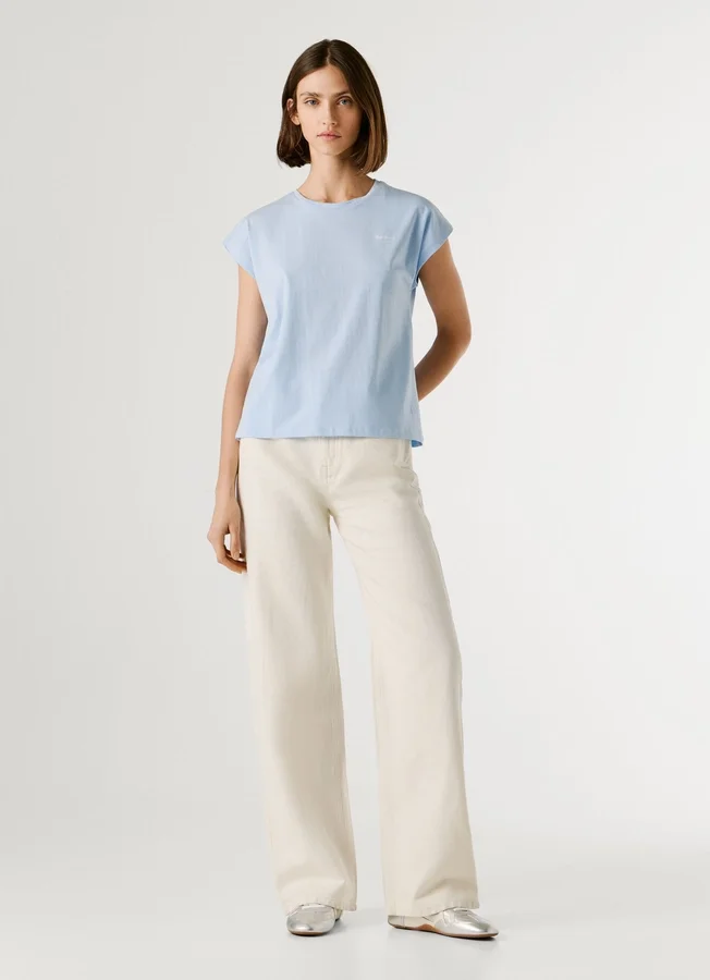 Slim Fit T-Shirt mit Logo-Print Slim Fit T-Shirt mit Logo-Print
