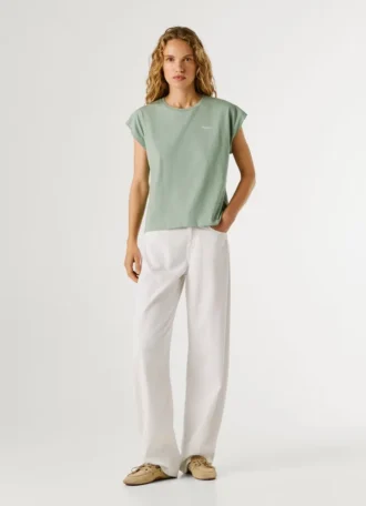 Slim Fit T-Shirt mit Logo-Print