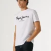 Slim Fit T-Shirt mit Logo-Print Slim Fit T-Shirt mit Logo-Print