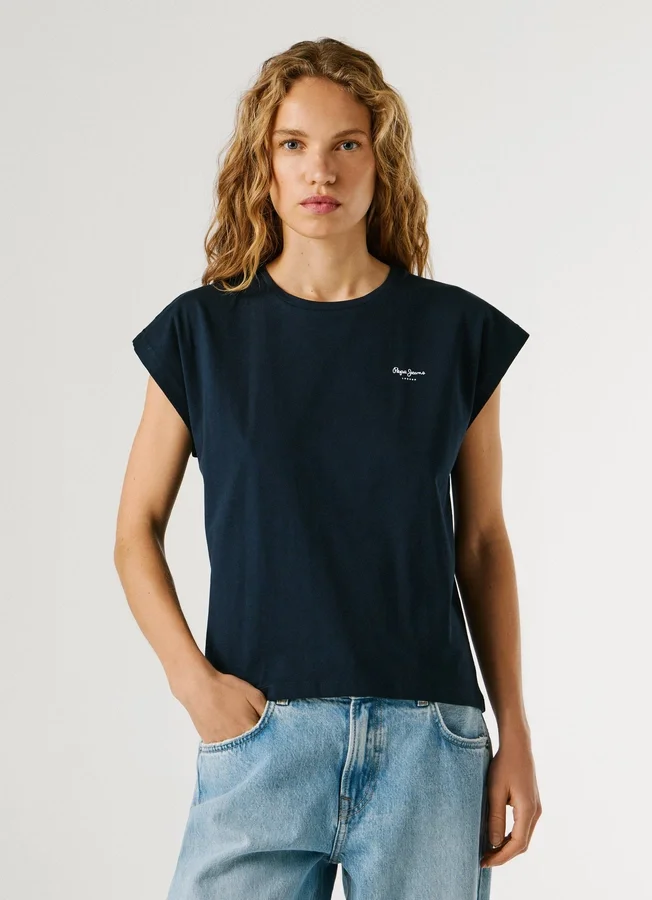 Slim Fit T-Shirt mit Logo-Print Slim Fit T-Shirt mit Logo-Print