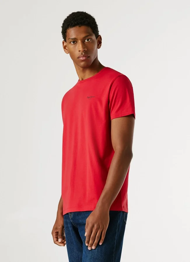 Slim Fit T-Shirt mit Logo-Print Slim Fit T-Shirt mit Logo-Print