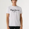 Slim Fit T-Shirt mit Logo-Print Slim Fit T-Shirt mit Logo-Print