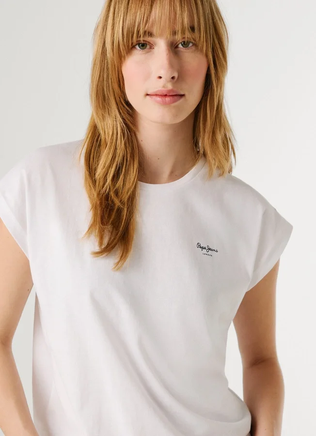 Slim Fit T-Shirt mit Logo-Print Slim Fit T-Shirt mit Logo-Print